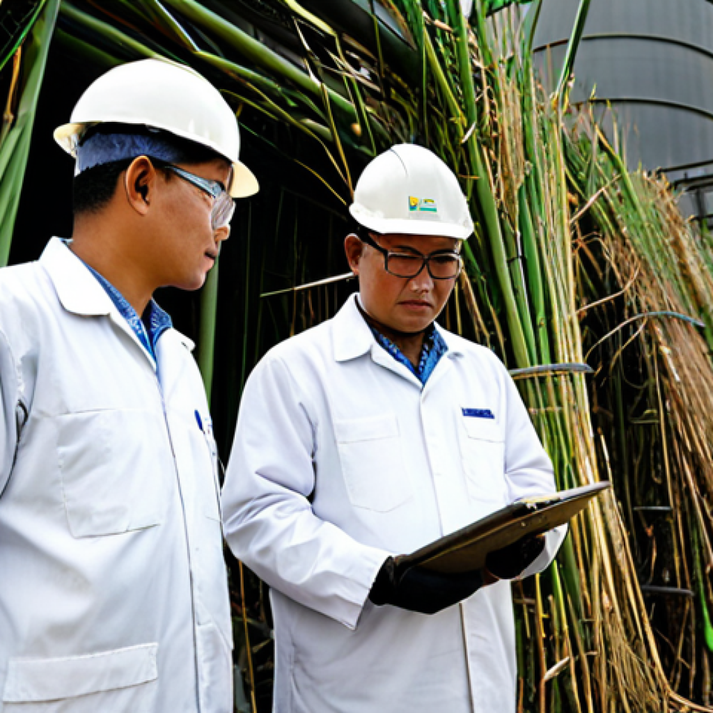 바이오화학 산업 동향 - Agricultural Waste Conversion**

"A modern biochemical plant in Johor, Malaysia, showcasing the conv...