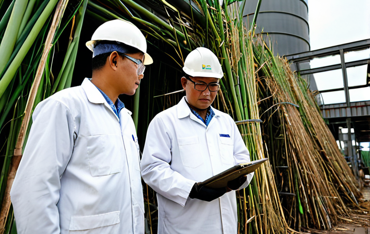 바이오화학 산업 동향 - Agricultural Waste Conversion**
"A modern biochemical plant in Johor, Malaysia, showcasing the conv...