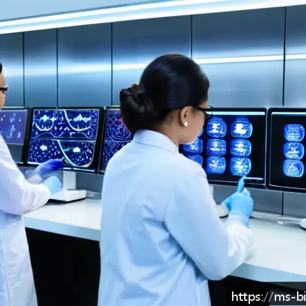 생명공학 회사 사례 - A modern Malaysian biotechnology laboratory focused on genetic therapy and vaccine development, feat...